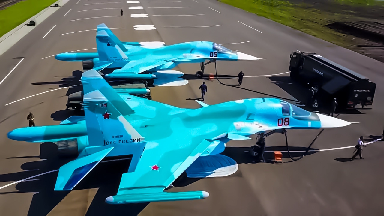 Rusia recibe un nuevo lote de “mortales” cazas Su-34
