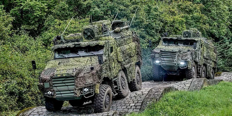 Ejército checo prueba vehículos de movilidad de infantería TITUS 6×6