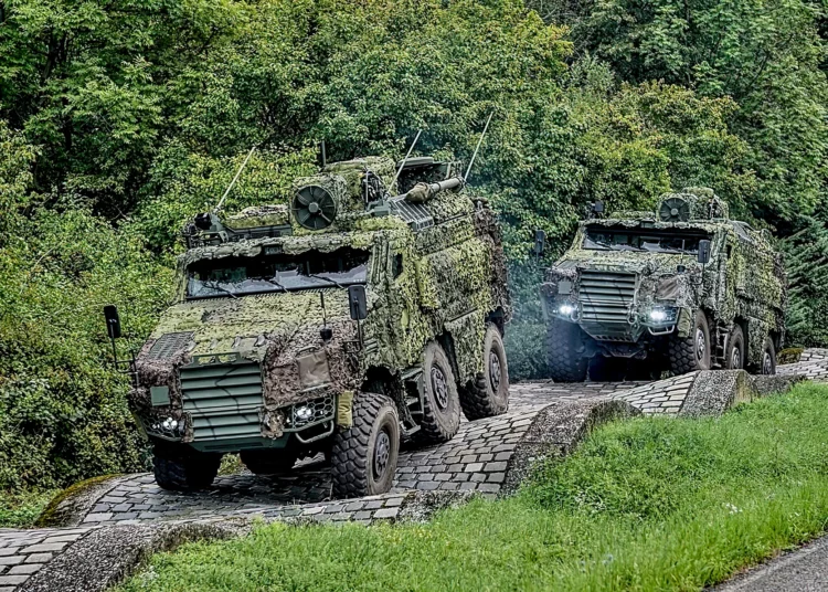 Ejército checo prueba vehículos de movilidad de infantería TITUS 6×6