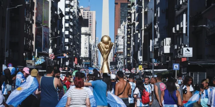 Los judíos argentinos celebran la victoria de la Copa Mundial
