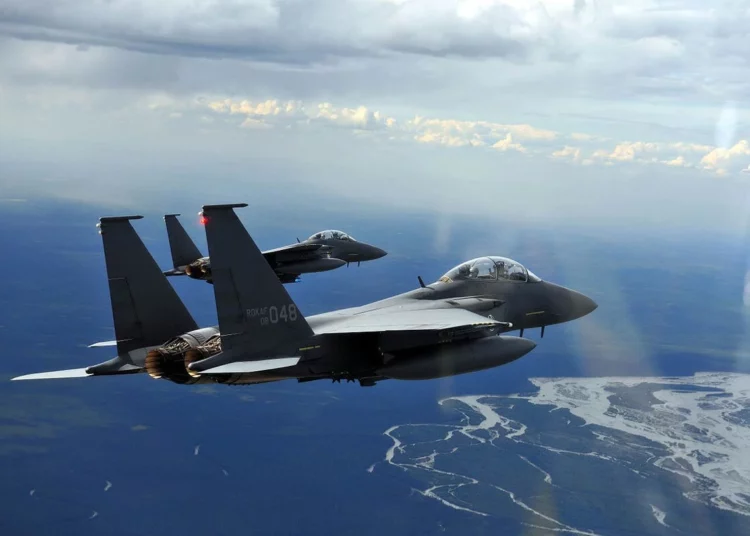 Corea del Sur utilizó F-15 y KF-16 para perseguir a una “bandada de pájaros” durante horas