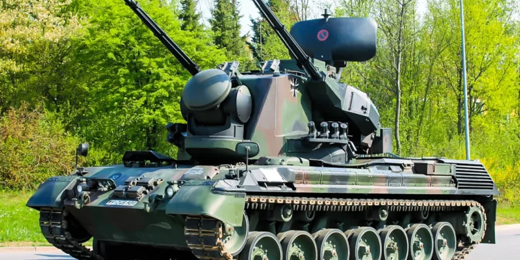 Alemania construye una fábrica de munición para el sistema antiaéreo Gepard