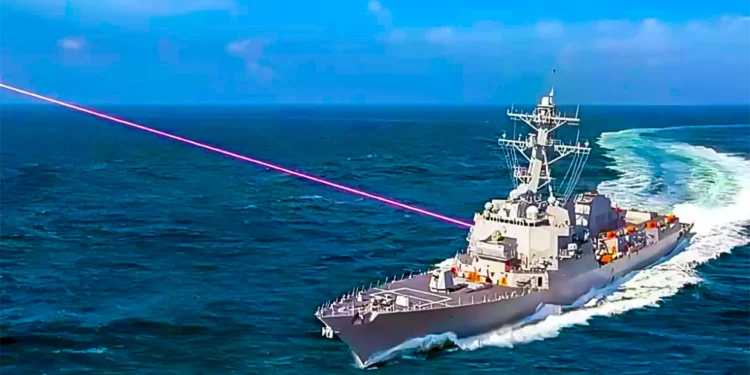 La Marina de EE.UU. dispara un “láser” contra un buque iraní en el Estrecho de Ormuz