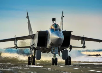 Caza MiG-31K ruso se incendia en Bielorrusia y queda inutilizado
