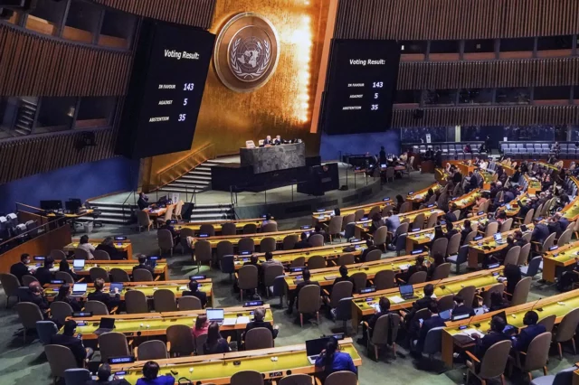 Asamblea General ONU votará resolución de alto el fuego “inmediato” en Gaza