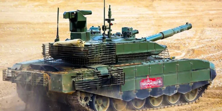 Ucrania capturó un tanque de élite T-90M de Rusia