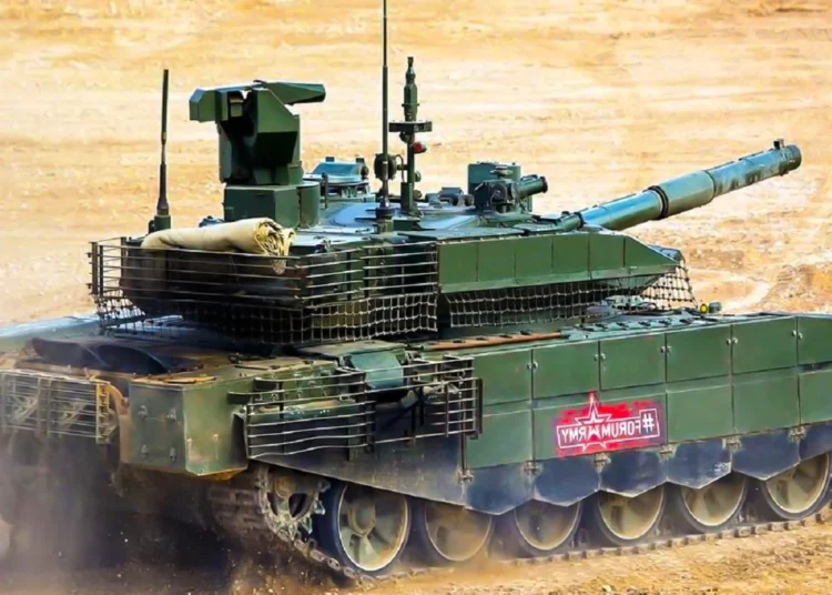 Ucrania capturó un tanque de élite T-90M de Rusia