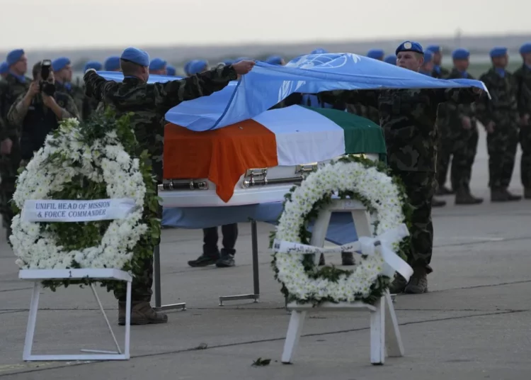 El Líbano y las fuerzas de la paz de la ONU conmemoran al soldado irlandés de la FPNUL