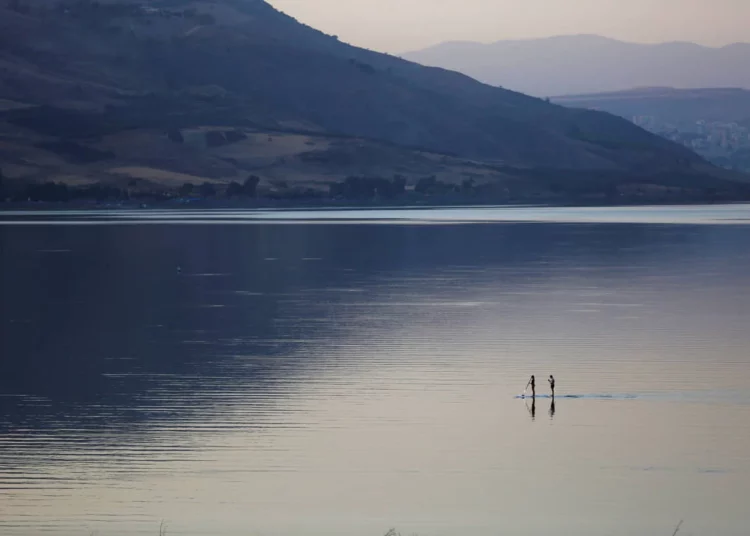 Israel rellena el lago Kinneret y abastece a Jordania en el proceso