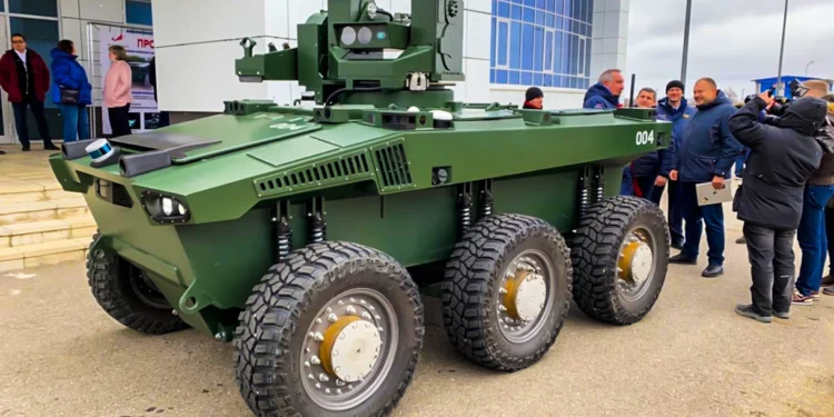 Rusia planea utilizar robots de combate en la guerra contra Ucrania