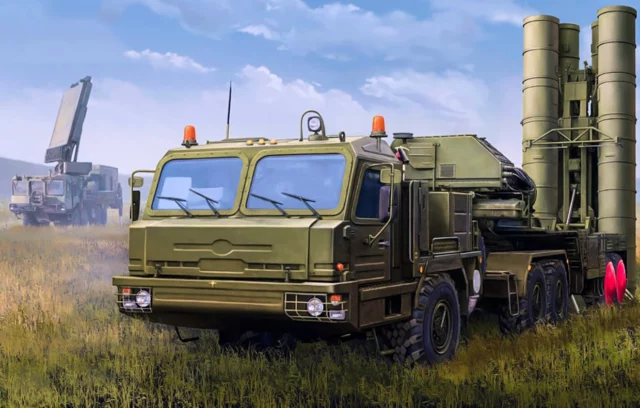Primera evidencia de un sistema ruso S-400 “Triumf” destruido en Ucrania