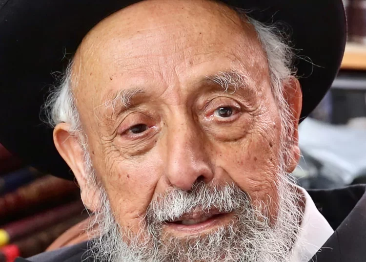 Muere a los 94 años el líder espiritual de Shas: el rabino Shimon Baadani