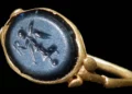 Descubren antiguas joyas romanas con grabados en Inglaterra