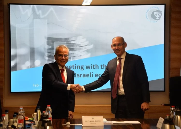 El gobernador del Banco de Israel se reúne con el nuevo jefe de la misión del FMI