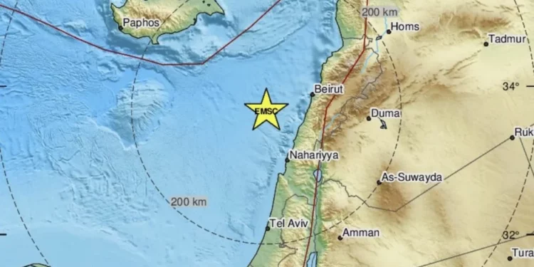 Temblor de magnitud 4.5 sacude Israel en medio de un repunte de la actividad sísmica