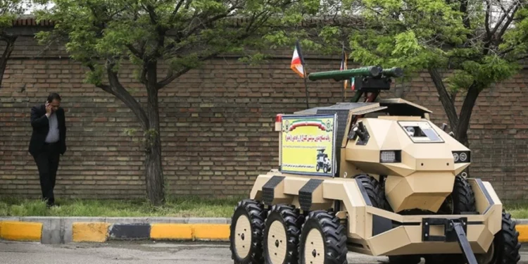 Irán revela pequeños “tanques robot” dotados de Inteligencia Artificial