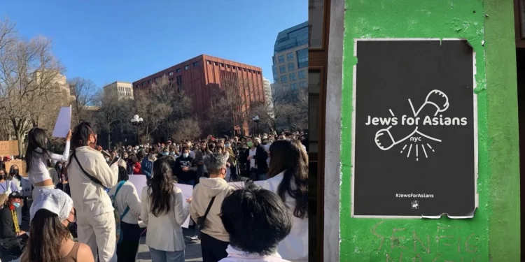 Judíos apoyan a los neoyorquinos asiáticos tras el tiroteo de Monterey Park