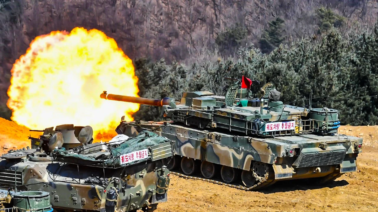 K2 Black Panther: El tanque construido para luchar contra Corea del Norte
