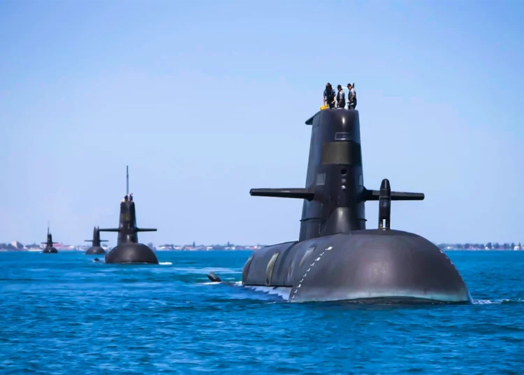 El submarino nuclear estadounidense USS Springfield hace escala en Corea del Sur