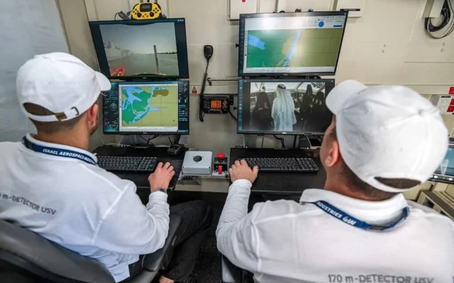 Israel y los EAU presentan un buque marítimo no tripulado