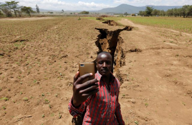 Researchers said Africa is splitting in two with the formation of a new ocean