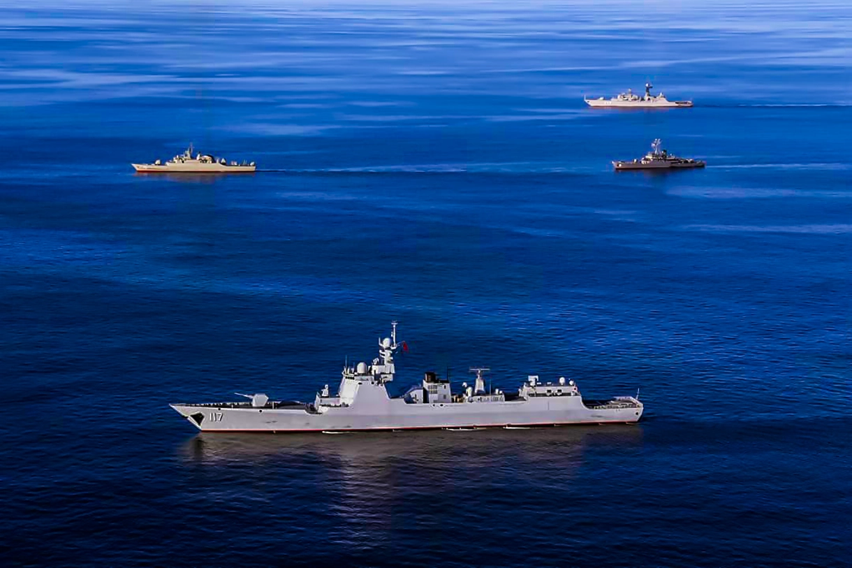 China, Rusia e Irán realizan ejercicios navales conjuntos en el Golfo de Omán