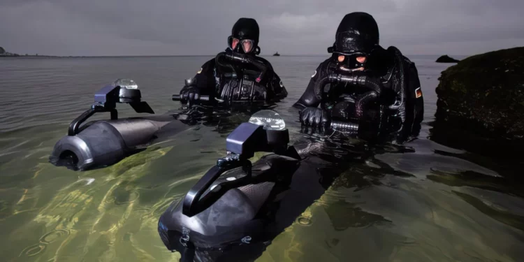 El CGRI iraní y los Spetsnaz rusos utilizan scooters submarinos alemanes