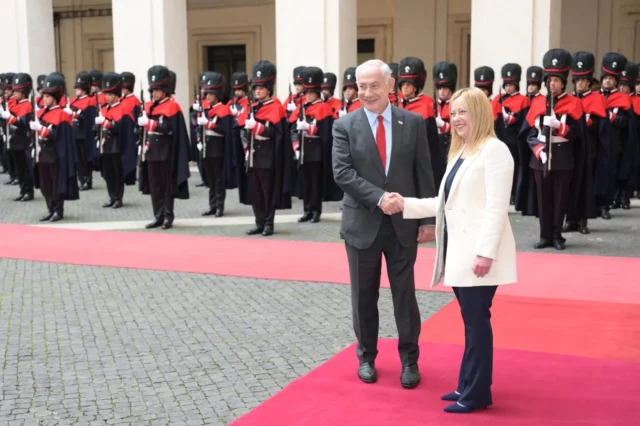 La visita de un estadista israelí a Italia: Netanyahu