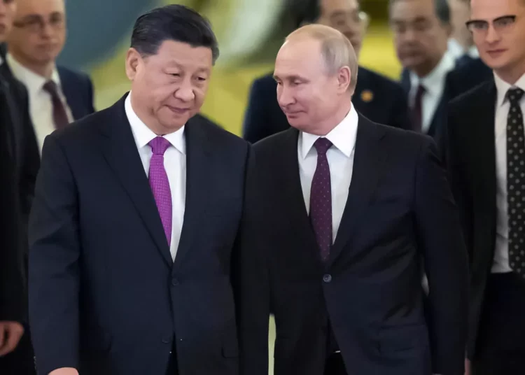 Xi Jinping meets Vladimir Putin in Moscow