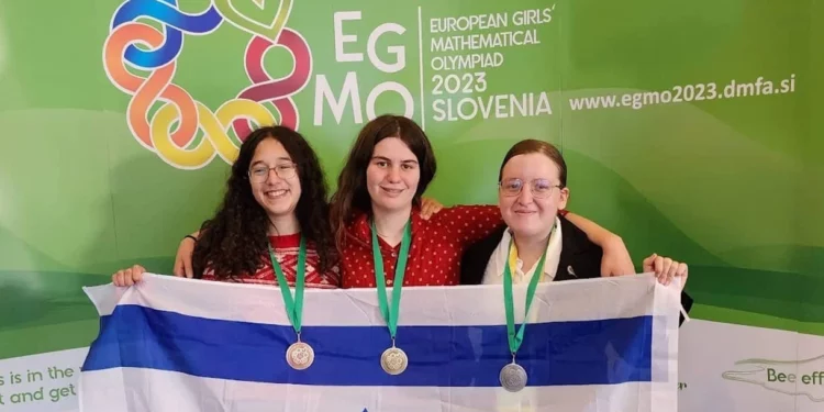Equipo femenino israelí arrasa en olimpiada matemática europea