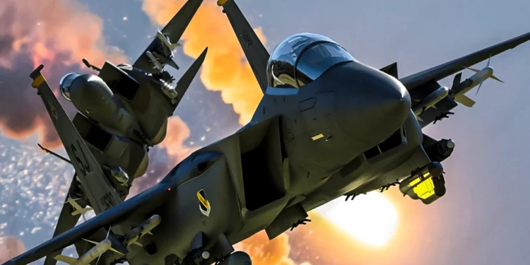 El innovador simulador para cazas F-15E Strike Eagle se dará a conocer en la feria IT2EC de Rotterdam.