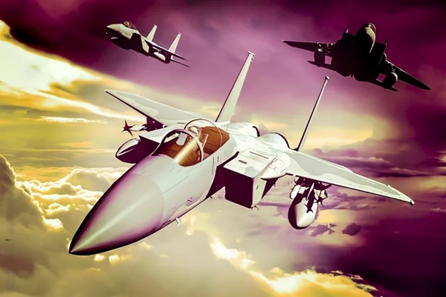 F-15 hunde carguero gigante en tiempo récord: 40 segundos
