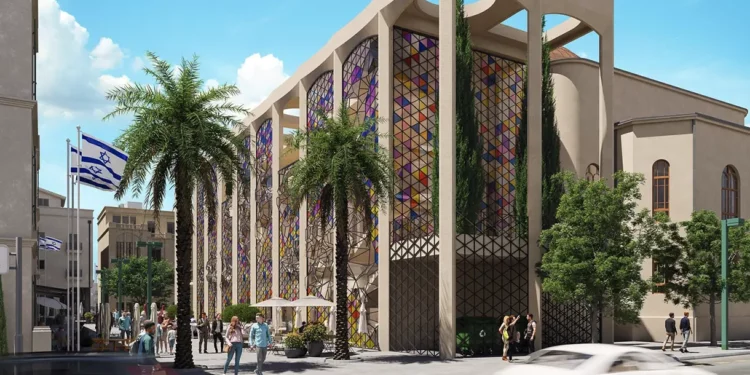 Renovación de la Gran Sinagoga de Tel Aviv y nueva plaza pública