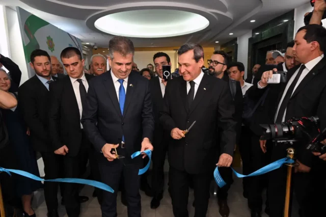 Israel inaugura embajada en Turkmenistán cerca de frontera iraní
