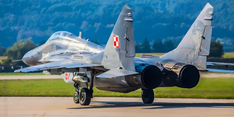 ¿Cuántos cazas MiG-29 egipcios fueron capturados en Sudán?