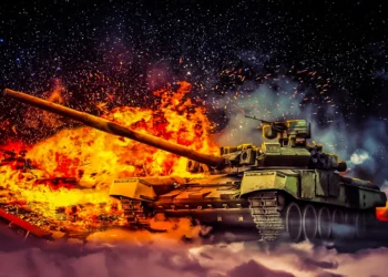 Tanque ruso T-90M destruido por un ataque ucraniano con misiles – Video