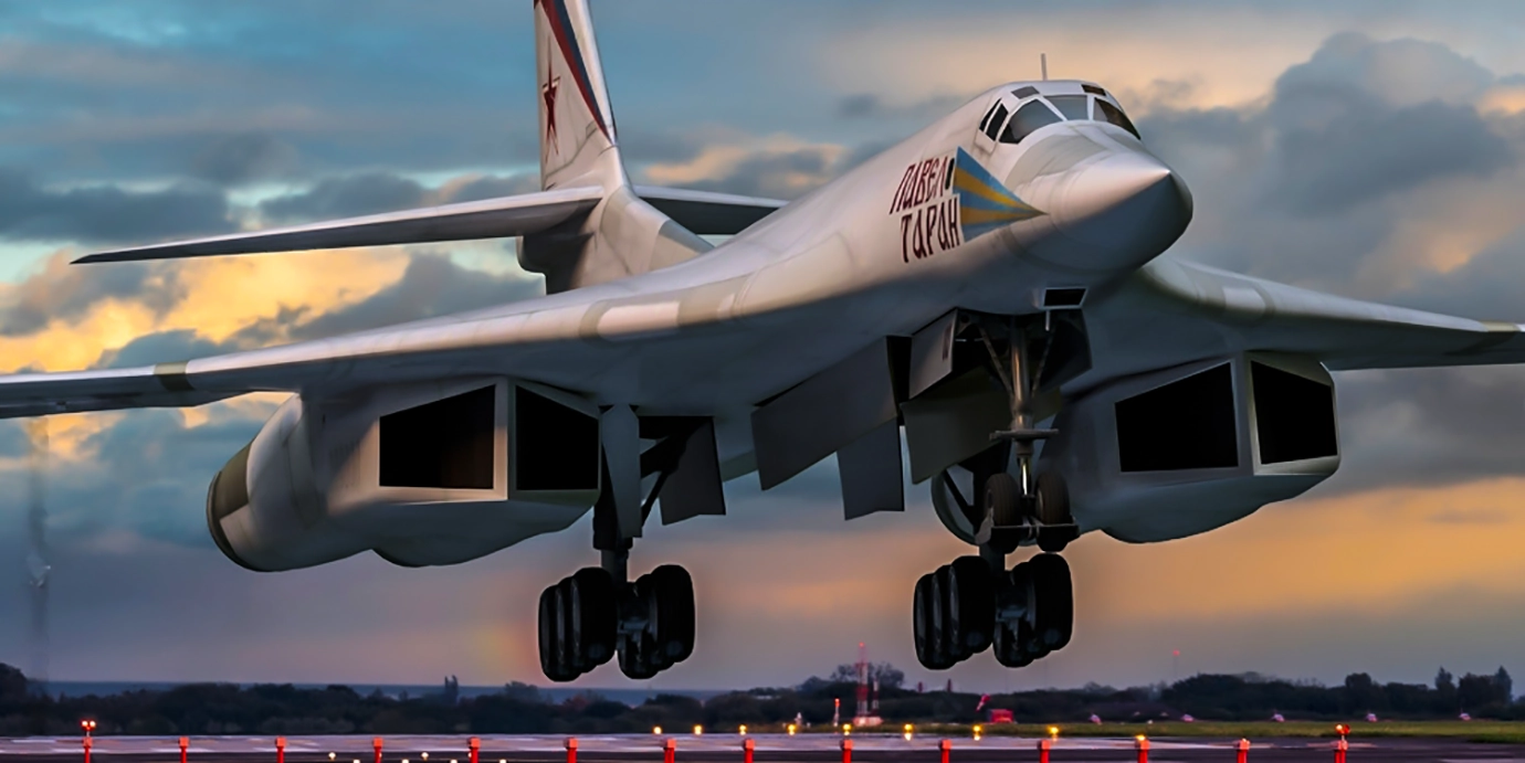 Putin despliega al colosal bombardero Tu-160M Blackjack