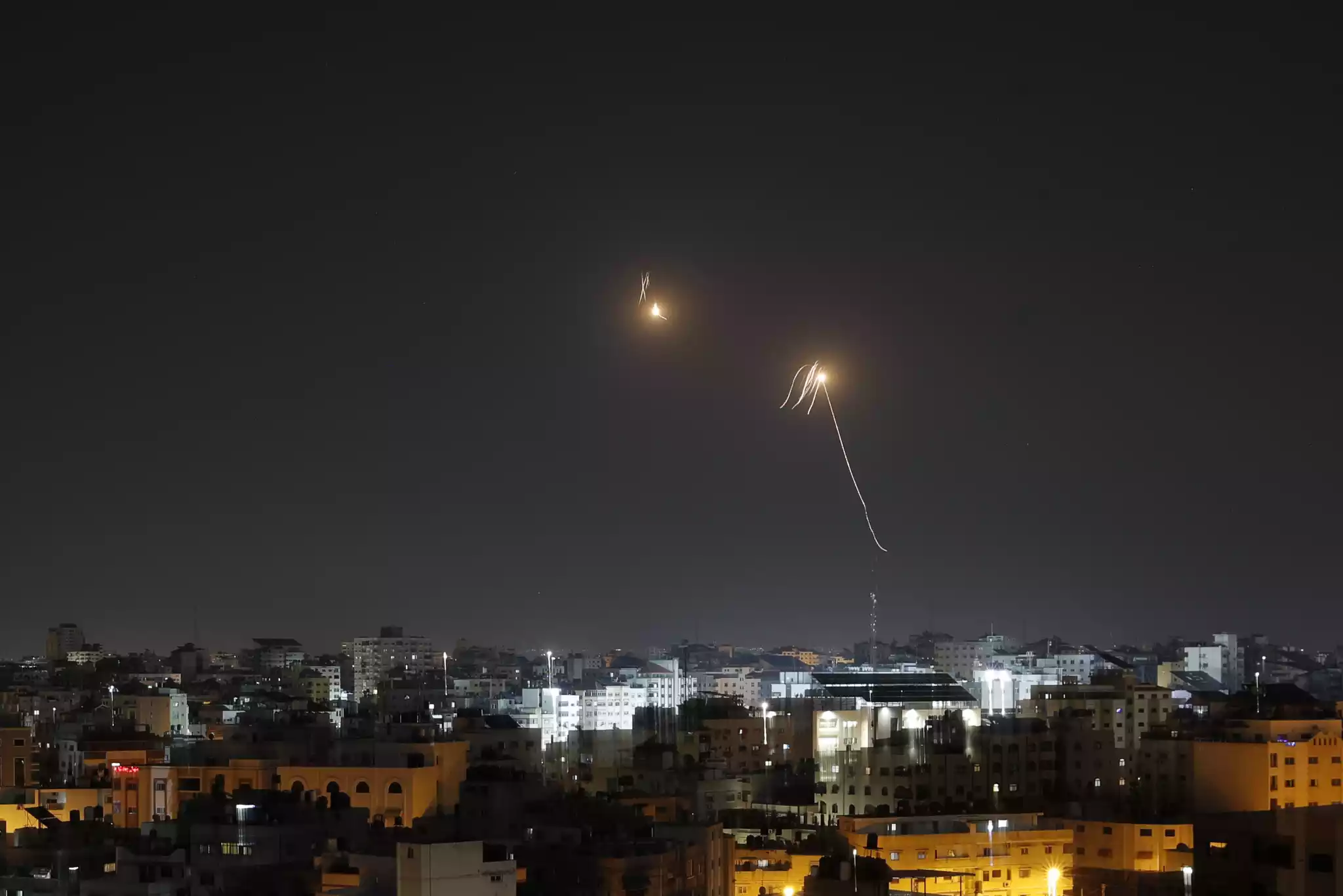 44 Cohetes Lanzados Desde Gaza A Israel Durante La Noche 4755