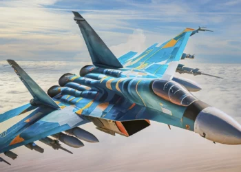 Shahed 136 iraní derriba un Su-27 ucraniano