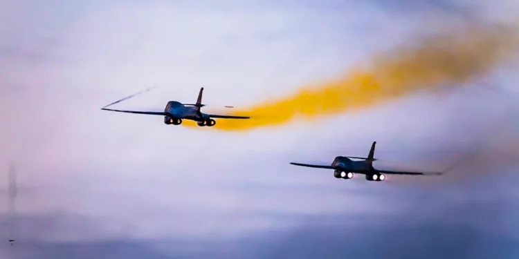 Dos B-1B Lancer arriban a Reino Unido para conformar una nueva Fuerza de Bombardeo de la OTAN