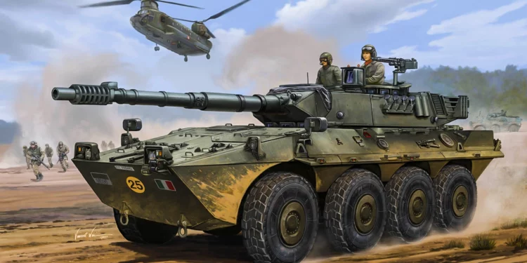 Italia envía tanques de combate B1 Centauro a Ucrania