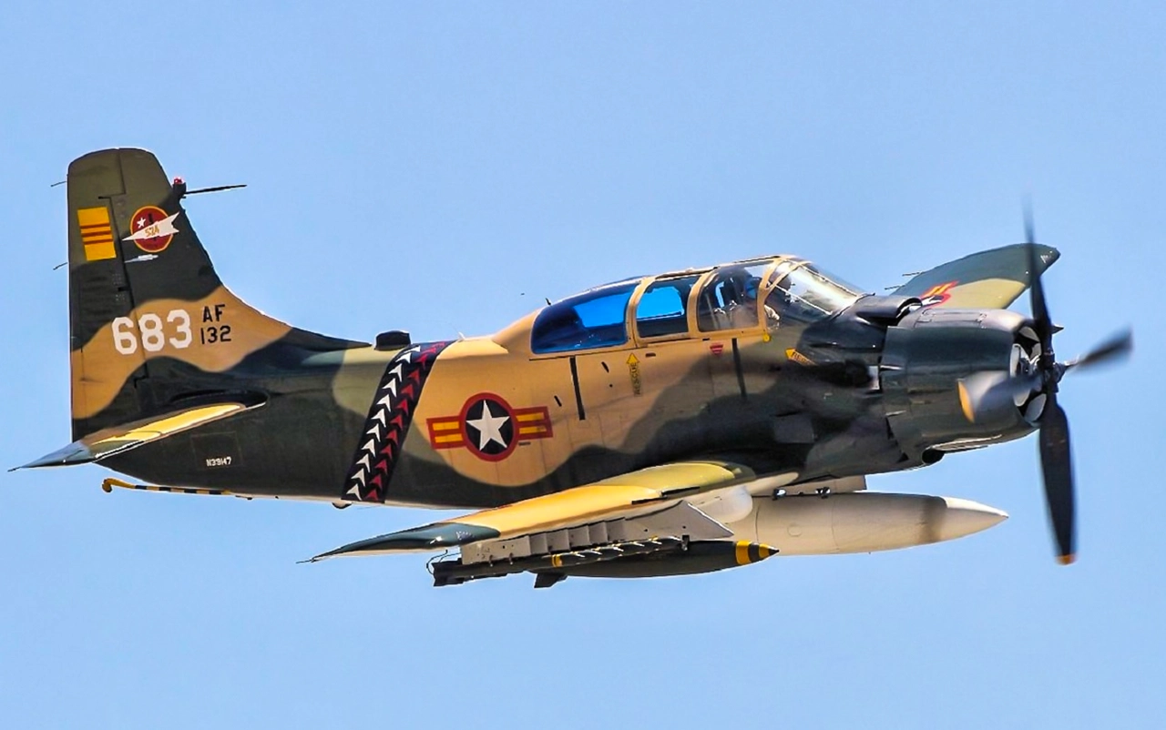 A-1 Skyraider: De Corea a Vietnam, un avión de hélice con garra