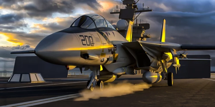 Hazaña en el aire: F-14 Tomcat aterriza en portaaviones tras perder la “nariz”