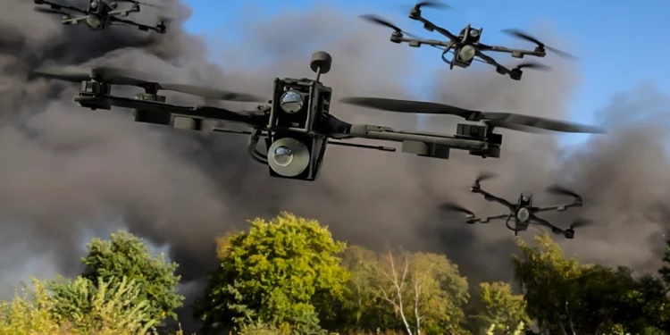 Enjambres de drones y vehículos con inteligencia artificial rastrean objetivos en las pruebas AUKUS