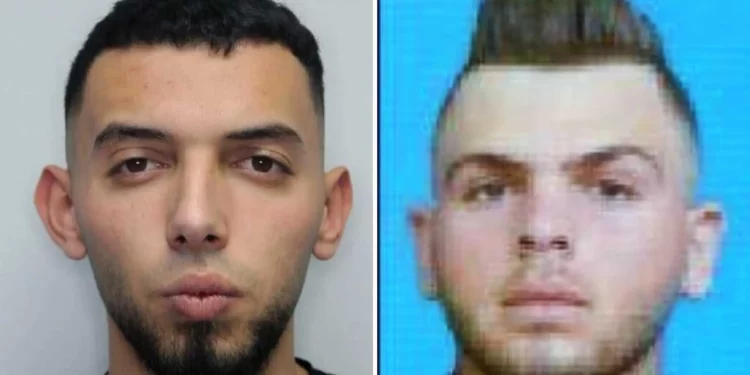 Subhi Emad Subhi Abu Shqeir (L) y As'ad Yousef As'ad al-Rifa'i fueron nombrados como los principales sospechosos del ataque terrorista de Elad, el 5 de mayo de 2022. (Policía de Israel)