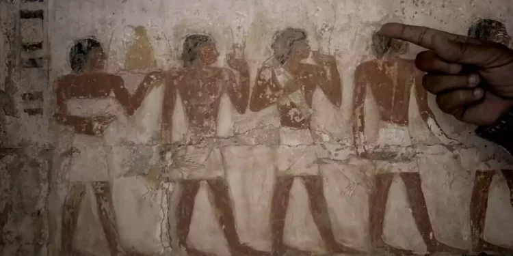 Descubrimiento de antiguas tumbas y talleres en la necrópolis de Saqqara