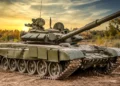 Ucrania aniquila un tanque ruso T-64BV en un acto de destreza militar