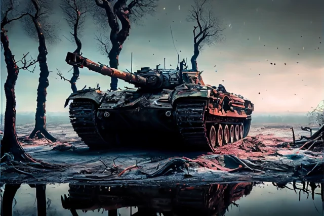 La destrucción de un tanque T-80 ruso en Ucrania desafía el mito de su invulnerabilidad