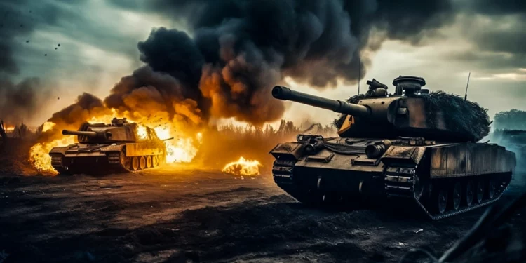Rusia difunde un vídeo de tanques alemanes y vehículos estadounidenses capturados en Ucrania