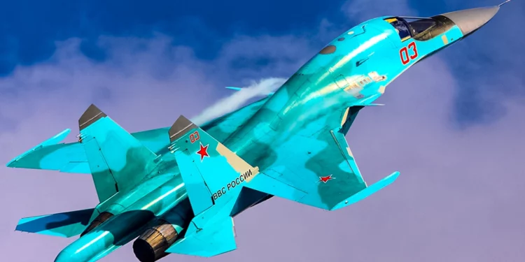 Su-34 ruso. Crédito de la imagen: Creative Commons.